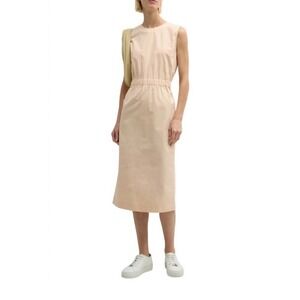 Fabiana Filippi Made in Italy Sleeveless Midi Dress Nude Blush  Size XS / US 4